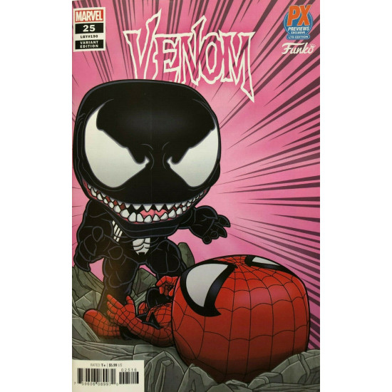 VENOM ISSUE 25 - FIRST 1st PRINT PX PREVIEWS EXCLUSIVE POP FUNKO VARIANT COVER - MARVEL COMICS