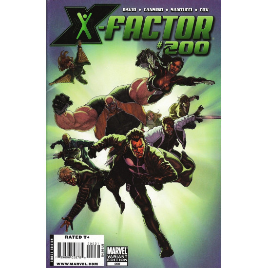 X-FACTOR ISSUE 200 - FIRST 1st PRINT YARDIN VARIANT COVER - MARVEL COMICS