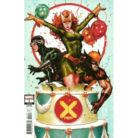 X-MEN ISSUE 1 - FIRST 1st PRINT PARTY VARIANT COVER BROOKS - MARVEL COMICS