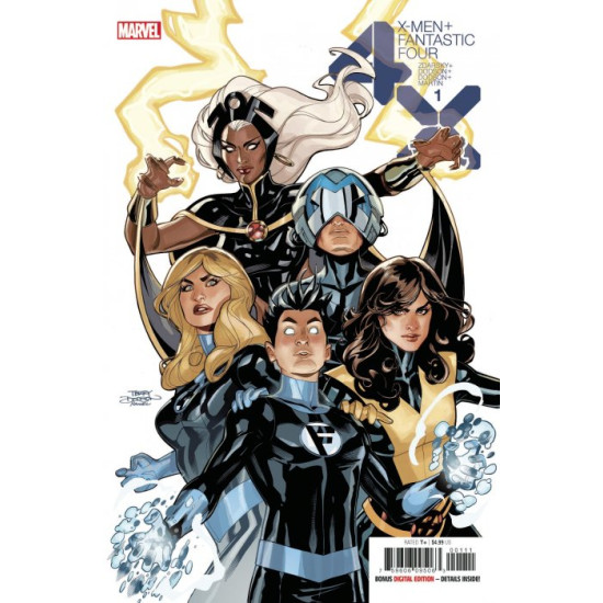 X-MEN + FANTASTIC FOUR - COMPLETE SET ISSUES 1 2 3 4 - ZDARSKY MARVEL COMICS