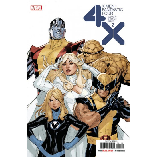X-MEN + FANTASTIC FOUR - COMPLETE SET ISSUES 1 2 3 4 - ZDARSKY MARVEL COMICS