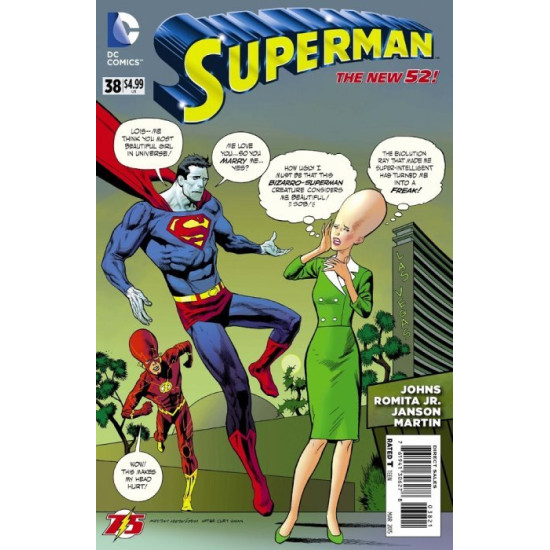 SUPERMAN ISSUE 38 - FLASH NOWLAN VARIANT COVER - DC COMICS 2015